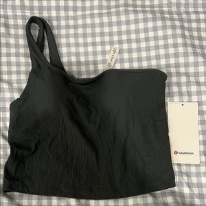 Lululemon Ribbed Nulu Asymmetrical Yoga Tank